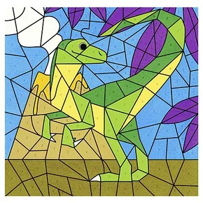 Maľovanky Avenue Mandarine Graffy Pop Number Dinosaurus